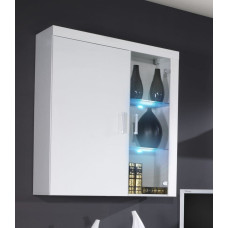 Cama Meble Cama hanging display cabinet SAMBA white/white gloss