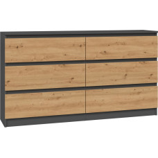 Top E Shop Topeshop M6 140 ANT/ART KPL chest of drawers