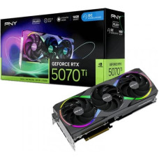 PNY Karta graficzna GeForce RTX5070Ti+ 16GB ARGB VCG5071T16TFXXPB1-O