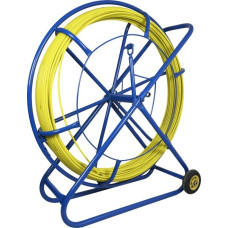 Q-Lantec Pilot z włókna szklanego FRP do przeciągania kabli Ø13mm, 100m z kółkami Q-LANTEC